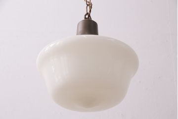 アンティーク照明　ブラケットの風合いがおしゃれなペンダントライト(天井照明、吊り下げ照明)(R-048796)
