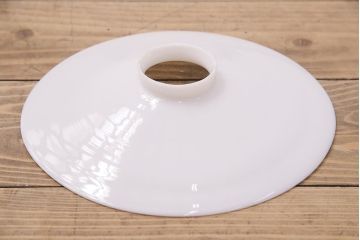 アンティーク照明　レトロな空間づくりにおすすめ!平笠シェードの吊り下げ照明(ペンダントライト、天井照明、電笠)(R-048802)