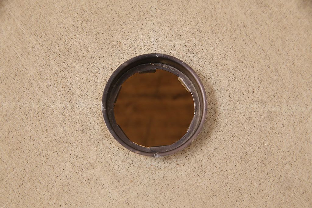 和製アンティーク　和紙風のデザインがお洒落!笹の葉と紅葉が浮かび上がる天井照明(吊り下げ照明、ペンダントライト、シェード)(R-048804)