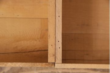 昭和レトロ　アンティーク雑貨　英語のロゴがおしゃれ!雪印マーガリンの木箱2個セット(収納ボックス、収納箱、看板)(R-048808)