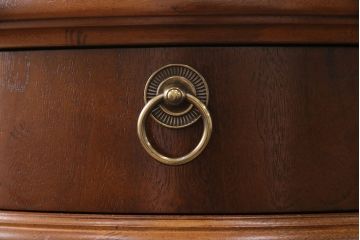 中古　極美品　DREXEL HERITAGE(ドレクセルヘリテイジ)　Cameo Classics(キャメオクラシックス)　高級感溢れるキドニーデスク(定価約170万円)(両袖デスク、机、在宅ワーク、在宅用ワークデスク)(R-048820)