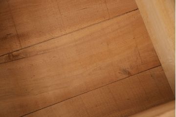 昭和レトロ　アンティーク雑貨　英語のロゴがおしゃれ!雪印バターの木箱(収納ボックス、収納箱、看板)(R-048821)