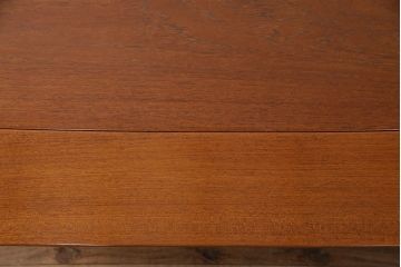 北欧ヴィンテージ　デンマーク製　チーク材　レア品!4wayで使える便利なエレベーターテーブル(エクステンション、リフティング、ダイニング、センターテーブル、ビンテージ)(R-048823)