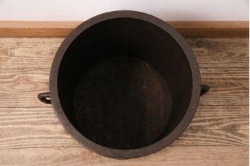 アンティーク雑貨　時代の味を感じる存在感抜群の斗棒付き一斗枡(一斗マス)(R-048827)