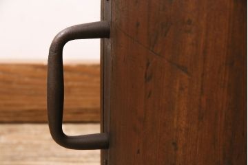 アンティーク雑貨　時代の味を感じる存在感抜群の斗棒付き一斗枡(一斗マス)(R-048827)