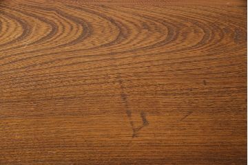 和製アンティーク　特大サイズ　総ケヤキ材　天板極厚!木の味わいが楽しめる引き出し付きの作業台(ダイニングテーブル)(R-048829)