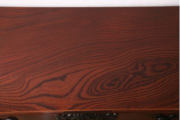 中古　民芸家具　岩谷堂箪笥　黒々とした牡丹金具が上質な雰囲気を高める衣装箪笥(整理箪笥、和タンス、引き出し、チェスト)(R-048831)