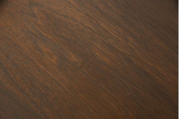和製ヴィンテージ　脚ニレ材・脚先真鍮　シンプルなデザインが取り入れやすいダイニングテーブル(コーヒーテーブル、カフェテーブル、ビンテージ)(R-048840)
