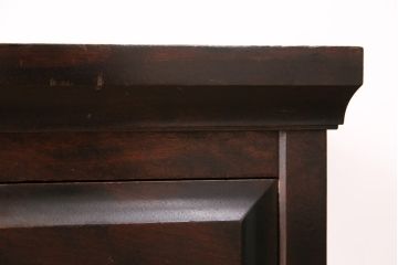 中古　北海道民芸家具　落ち着いた空間にぴったり!上品な佇まいのチェスト(整理タンス、収納タンス、衣装タンス、引き出し)(R-048842)