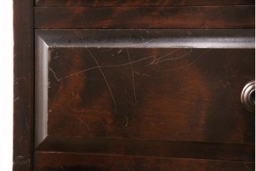 中古　北海道民芸家具　落ち着いた空間にぴったり!上品な佇まいのチェスト(整理タンス、収納タンス、衣装タンス、引き出し)(R-048842)