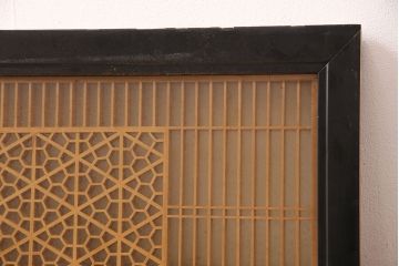 和製アンティーク　華やかさと品の良さを兼ね備えた組子欄間(建具、明り取り、明かり取り)(R-048846)