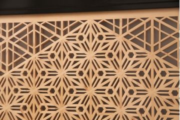 和製アンティーク　上質な和の空間作りに活躍する、芸術品のような美しさを持つ組子欄間(建具、明り取り)(R-048847)