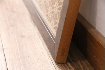 和製アンティーク　上質な和の空間作りに活躍する、芸術品のような美しさを持つ組子欄間(建具、明り取り)(R-048847)