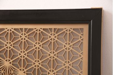 和製アンティーク　上質な空間作りのアクセントになる、美しい組子欄間(建具、明り取り)(R-048848)