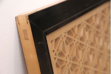 和製アンティーク　上質な空間作りのアクセントになる、美しい組子欄間(建具、明り取り)(R-048849)