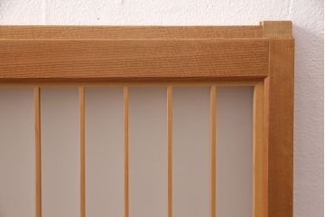 アンティーク建具　片面ガラス　和モダンな雰囲気づくりにおすすめの組子入り書院戸4枚セット(窓、引き戸、ガラス戸)(R-048850)