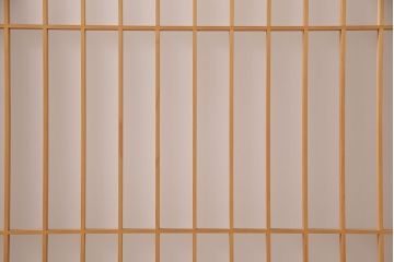 アンティーク建具　片面ガラス　和モダンな雰囲気づくりにおすすめの組子入り書院戸4枚セット(窓、引き戸、ガラス戸)(R-048850)
