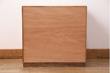 アンティーク雑貨　昭和中期　オリヅル印　昭和レトロな佇まいが魅力のミシン糸ケース(小引き出し、収納棚、小物収納)(R-048851)