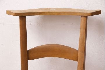 【簡易リペア限定品】イギリスアンティーク　ビーチ材　編み座面のフレンチチャーチチェア2脚セット(椅子、ダイニングチェア、イス)(R-048852)