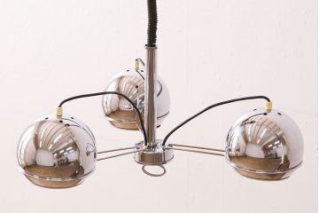 ビンテージ照明　イタリアヴィンテージ　Rolly　Fratelli Giannelli　スタイリッシュな空間を演出してくれる天井照明(吊り下げ照明)(R-048871)