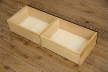 中古　北海道民芸家具　落ち着いた色合いがシックな雰囲気を醸し出すブックケース(本箱、収納棚)(R-048890)