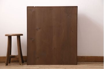 和製アンティーク　見せる収納を楽しめる!味わい深いシンプルな戸棚(収納棚、キャビネット)(R-048893)