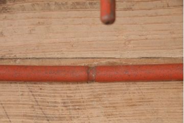 アンティーク雑貨　激レア!!　お部屋のオブジェとしてもおすすめの可愛らしい鉄製ロッキングホース(木馬)(R-048894)