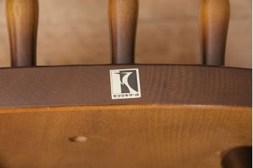 ヴィンテージ家具　飛騨産業　キツツキ　上品な佇まいが魅力的なウィンザーチェア(椅子、ダイニングチェア、ビンテージ、ウインザーチェア)(R-048908)