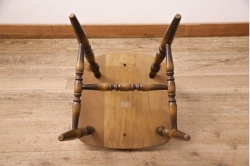 ヴィンテージ家具　飛騨産業　キツツキ　上品な佇まいが魅力的なウィンザーチェア(椅子、ダイニングチェア、ビンテージ、ウインザーチェア)(R-048909)