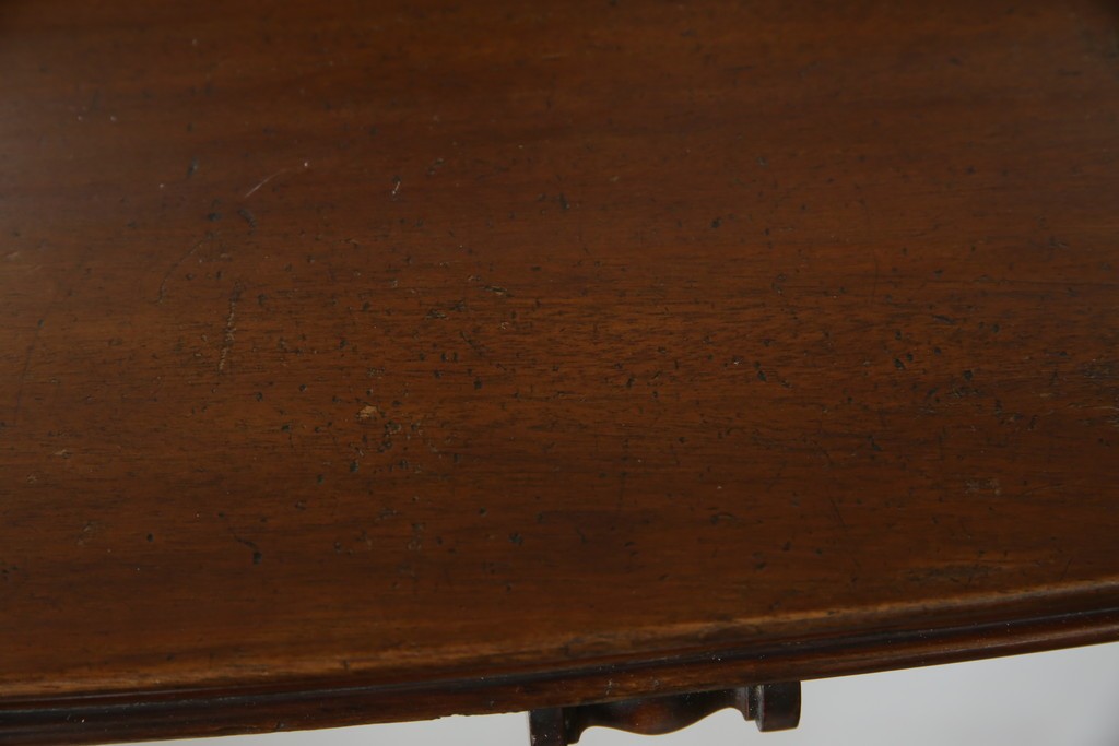 イギリスアンティーク　マホガニー材　鏡付き!褐色の木肌が美しい大振りサイズのマントルピース　(R-048913)