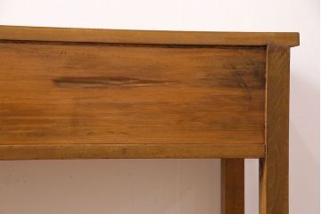 和製アンティーク　天板ヒノキ材　木のぬくもりを存分に味わえる作業台(コンソールテーブル、テーブル)(R-048914)