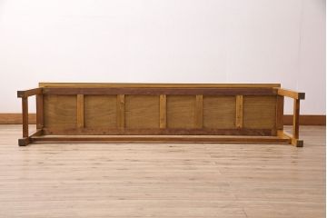 和製アンティーク　天板ヒノキ材　木のぬくもりを存分に味わえる作業台(コンソールテーブル、テーブル)(R-048914)