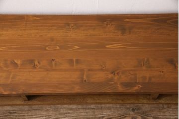 和製アンティーク　天板ヒノキ材　整理しながら作業もはかどる!レトロな作業台(コンソールテーブル、テーブル)(R-048915)