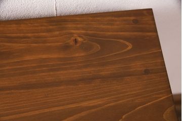 和製アンティーク　天板ヒノキ材　整理しながら作業もはかどる!レトロな作業台(コンソールテーブル、テーブル)(R-048915)