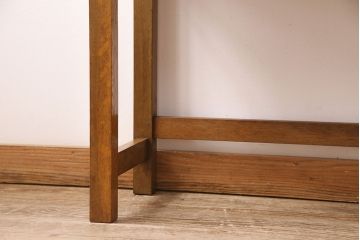 和製アンティーク　天板ヒノキ材　整理しながら作業もはかどる!レトロな作業台(コンソールテーブル、テーブル)(R-048915)