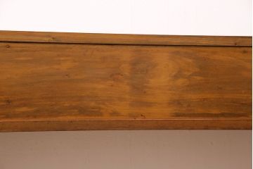 和製アンティーク　天板ヒノキ材　整理しながら作業もはかどる!レトロな作業台(コンソールテーブル、テーブル)(R-048915)