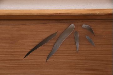 和製アンティーク　鳥と竹の透かしが魅力!ディスプレイにもおすすめな和の趣あふれる欄間(明かり取り、明り取り)(R-048917)