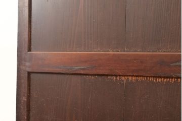 和製アンティーク　木の味わいが楽しめるシンプルなデザインの板戸2枚セット(引き戸、建具)(R-048926)