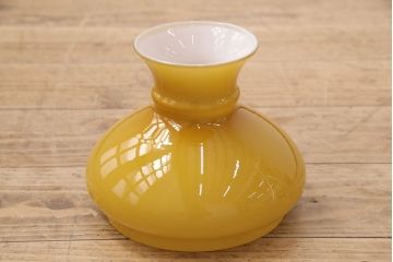 ビンテージ照明　真鍮とイエローカラーの組み合わせがお洒落な天井照明(吊り下げ照明、ペンダントライト)(R-048937)