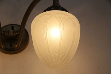中古　watts(ワッツ)　蕾のようなシルエットが可愛らしいウォールランプ(壁掛け照明、壁付け照明)(定価約7万8千円)(R-048939)