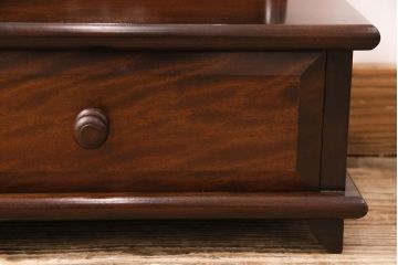中古　美品　松本民芸家具　和洋折衷の空間に馴染みの良い524型小鏡台(ミラー、引き出し付き)(R-048944)
