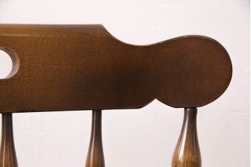 ヴィンテージ家具　飛騨産業　キツツキ　ぬくもり溢れる木肌が魅力的なウィンザーチェア(椅子、ダイニングチェア、ビンテージ、ウインザーチェア)(R-048947)