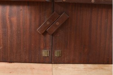 イギリスアンティーク　マホガニー材　象嵌細工入りの高級品!組み立て式ダイニングテーブル(オーバル型、4人掛け、6人掛け、作業台)(R-048955)