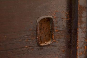 和製アンティーク　使い込まれた味わいが楽しめる、明治大正期の四尺水屋箪笥サイドボード(4尺、収納棚、食器棚)(R-048959)