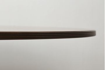 中古　イギリス製　THEODORE ALEXANDER(セオドア・アレキサンダー)　マホガニー材　クラシカルな佇まいのラウンドテーブル(丸テーブル、カフェテーブル)(定価約60万円)(R-048966)