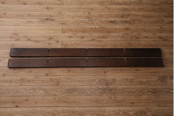 中古　松本民芸家具　激レア!シックな佇まいが魅力的な特注品のベッドフレーム(シングル)(R-048967)