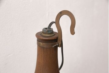 ヴィンテージ照明　星電機製造所　船舶用?　錆びついた風合いがかっこ良い置き型照明(ランプ、スタンドライト、ビンテージ)(R-048971)