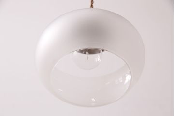 アンティーク照明　ふんわりとした柔らかい光を放つシンプルな天井照明(吊り下げ照明、ペンダントライト)(R-048975)