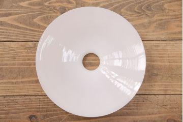 アンティーク照明　ノスタルジックな雰囲気漂う平笠シェードの吊り下げ照明(ペンダントライト、天井照明、電笠)(R-048996)