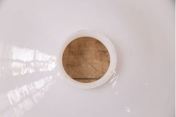 アンティーク照明　レトロな平笠シェードのペンダントライト2個セット(天井照明、吊り下げ照明、電笠)(R-048997)